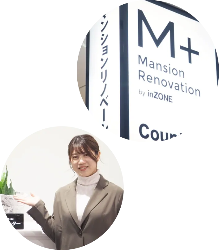 Mプラスのリノベカウンター